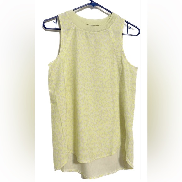 Athleta Tops - Athleta Zephyr Refined Tank in Yellow Leopard